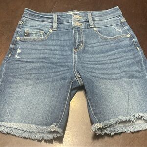 KanCan Distressed Blue Jean Shorts